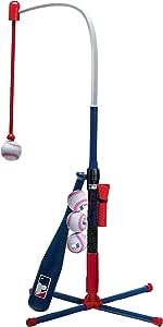 Franklin Sports Grow-with-Me Kids Baseball Batting Tee + Stand Set for Youth + Toddlers - Youth Baseball, Softball + Teeball Hitting Tee Set for Boys + Girls
