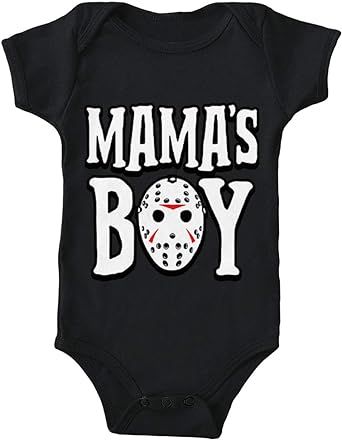 Mama's Boy - Jason Hockey Mask Halloween Bodysuit