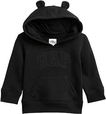 GAP Baby Boys' Playtime Favorites Logo Pullover Hoodie Hooded Sweatshirt