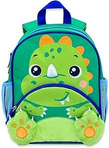 Move2Play, Dinosaur Toddler Backpack | Preschool Backpack For Kids | Kindergarten School Book Bag | Small, Little, Mini Size, Designed for Boys & Girls Ages 2, 3-5+ Year Olds