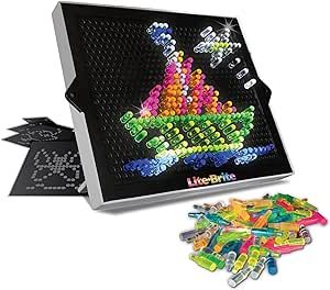 Lite Brite Ultimate Classic, Light up creative activity toy, Gifts for girls and boys ages. Educational Learning, Fine Motor Skills 8" x 10.25" x 1.5"