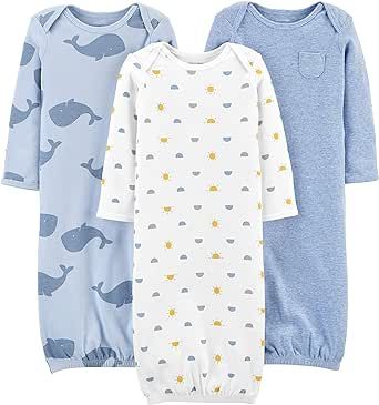 Simple Joys by Carter's Boys' 3-Pack Cotton Sleeper Gown