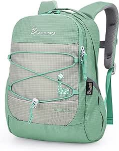 MOUNTAINTOP Kids Backpack for Boys Girls Preschool Kindergarten Children Lightweight Daypack, Green 8.7x5.9x15