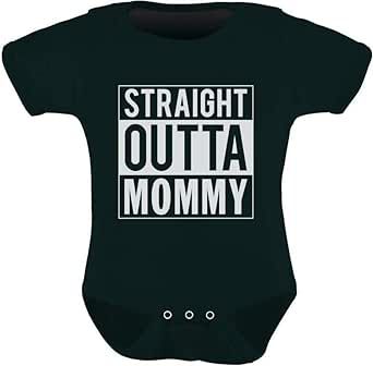 Tstars Straight Outta Mommy Newborn Girl Boy Outfits New Mom Gifts Funny Baby Bodysuit