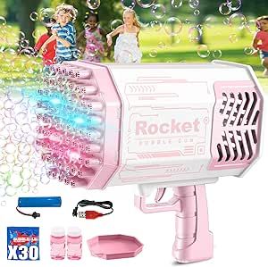 Bubble Machine Gun, Automatic Bubble Blower Maker Toys for Kids, Flying Ball Toys, Christmas Birthday Wedding Party Favors Gifts