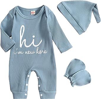 MIEKISA Newborn Baby Boys One-piece Romper Infant Outfit