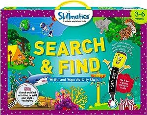 Skillmatics Preschool Learning Activity - Search and Find Educational Game, Perfect for Kids, Toddlers Who Love Toys, Art and Craft Activities, Gifts for Girls and Boys Ages 3, 4, 5, 6