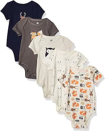 Hudson Baby unisex-baby Cotton Bodysuits