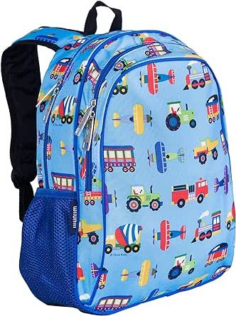 Wildkin 15-Inch Kids Backpack for Boys & Girls, Perfect for Early Elementary Daycare School Travel, Features Padded Back & Adjustable Strap